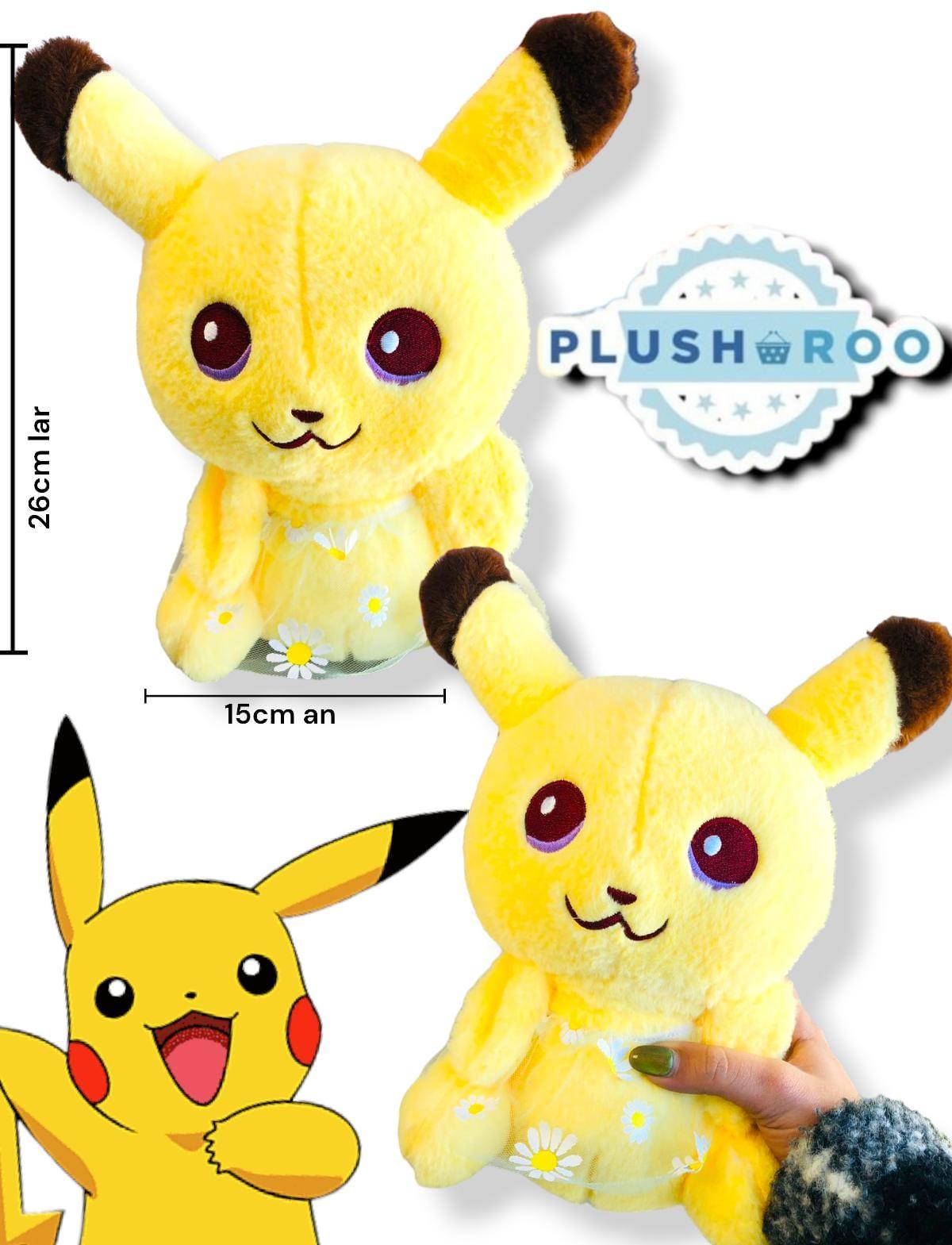 Peluche Premium PLUSHAROO 2024 Pokemon PIKACHU Con Tutu